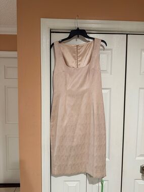 Dolce & Gabbana Light Blush Pink Sleeveless Sheath Dress